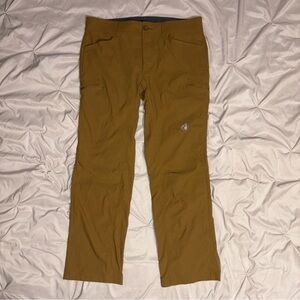 Eddie Bauer First Ascent Pants Mens 36x32 Brown Stretch Hiking Outdoor Gorpcore
